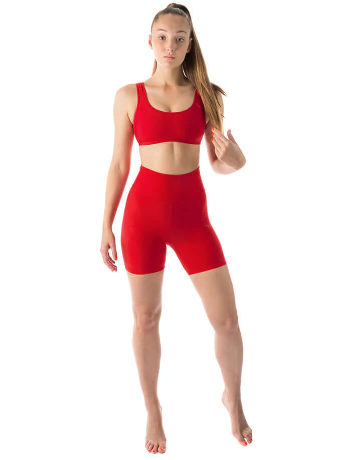 High waisted biker shorts, short leggings - Zoe - Image 25