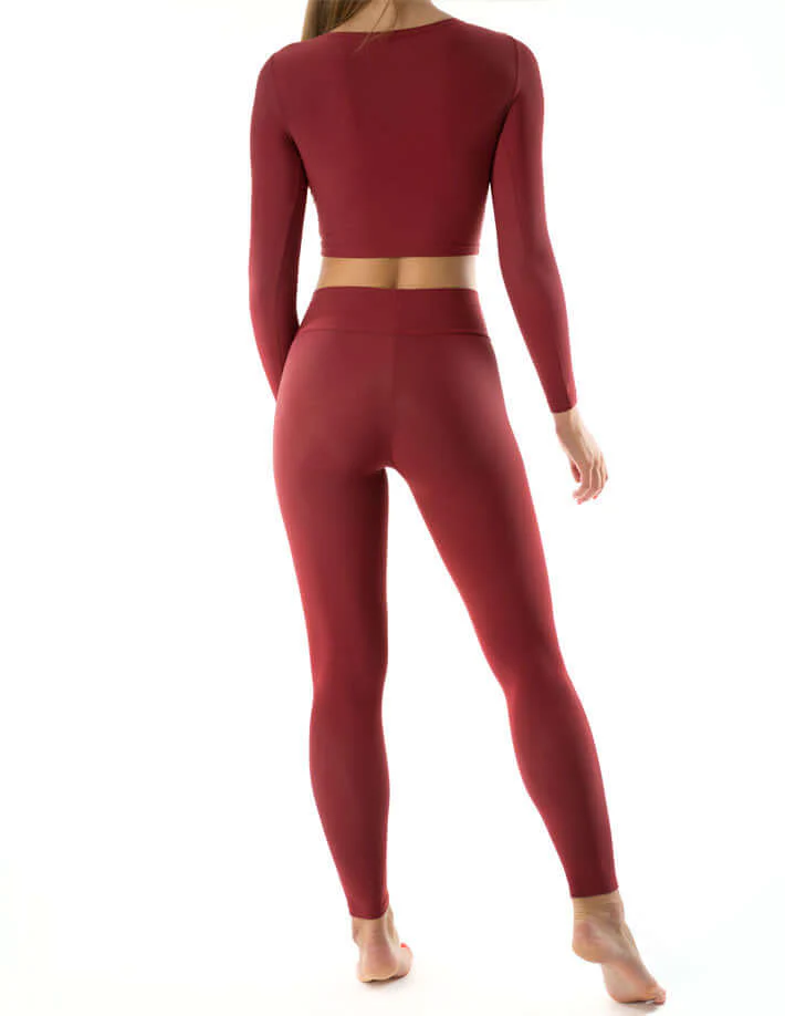 Long sleeve sports crop top - Pavi - Image 34