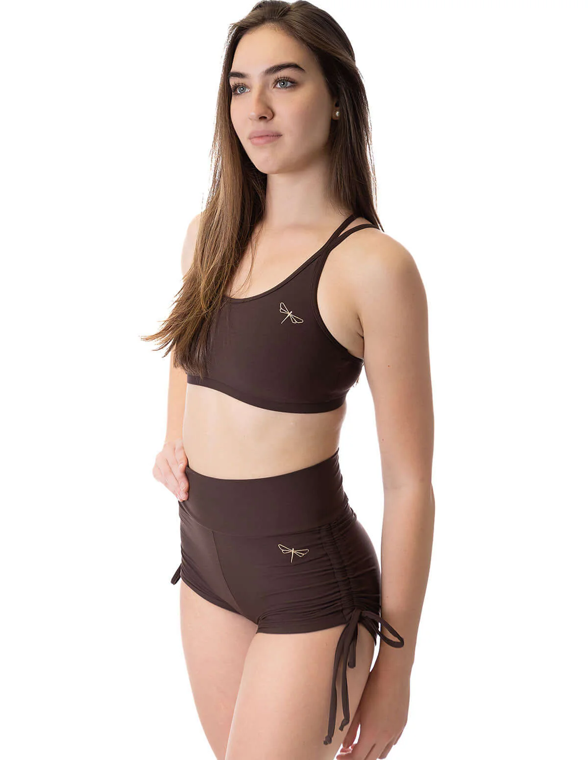 High waist drawstring pole shorts - Emma - Image 16