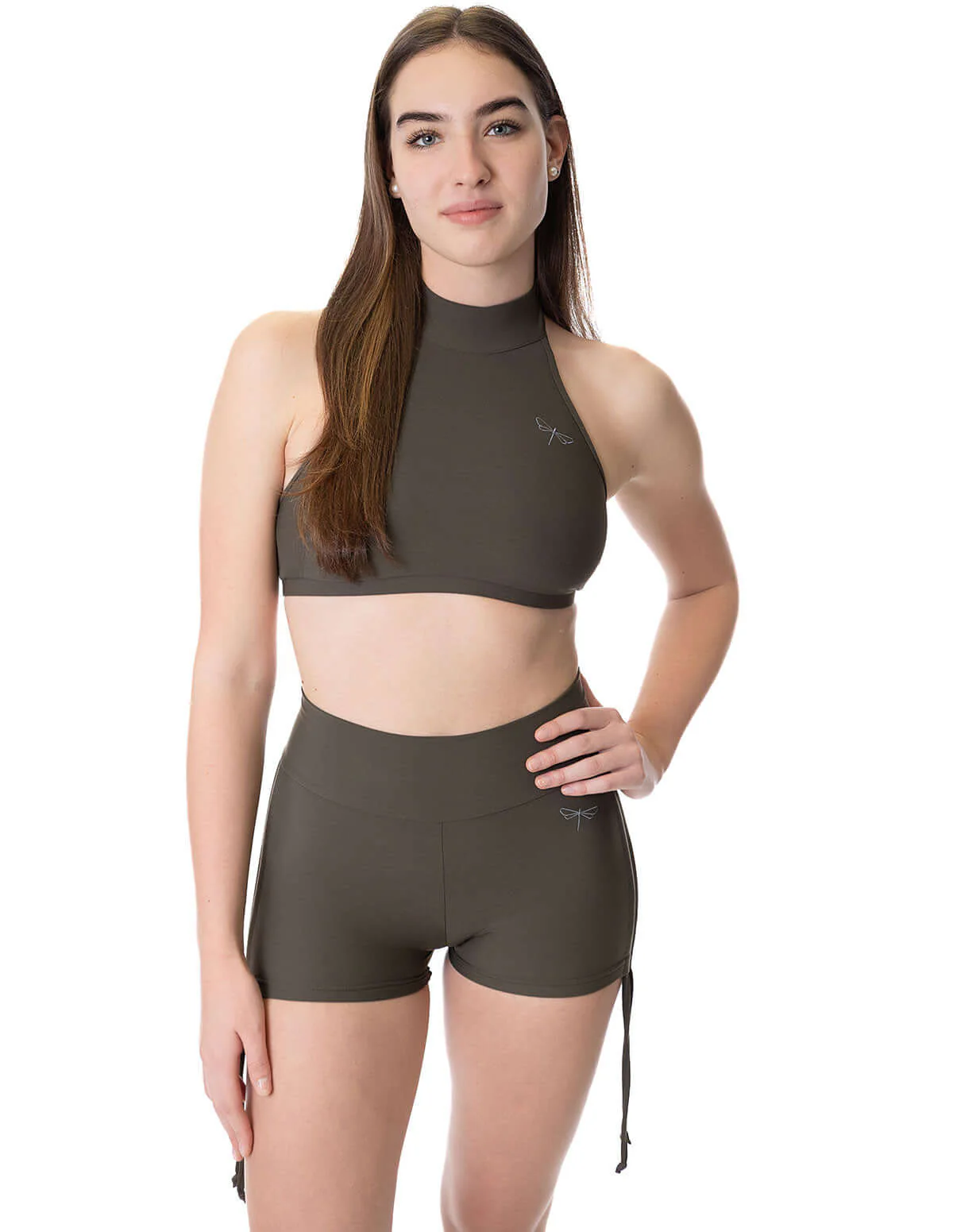High waist drawstring pole shorts - Emma - Image 47