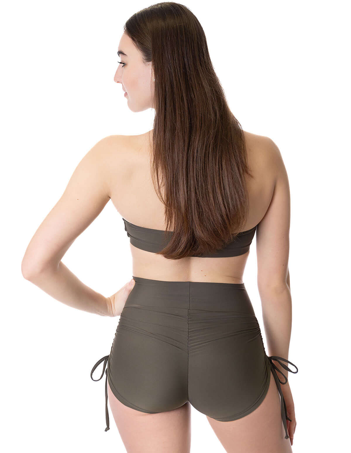 High waist drawstring pole shorts - Emma - Image 50