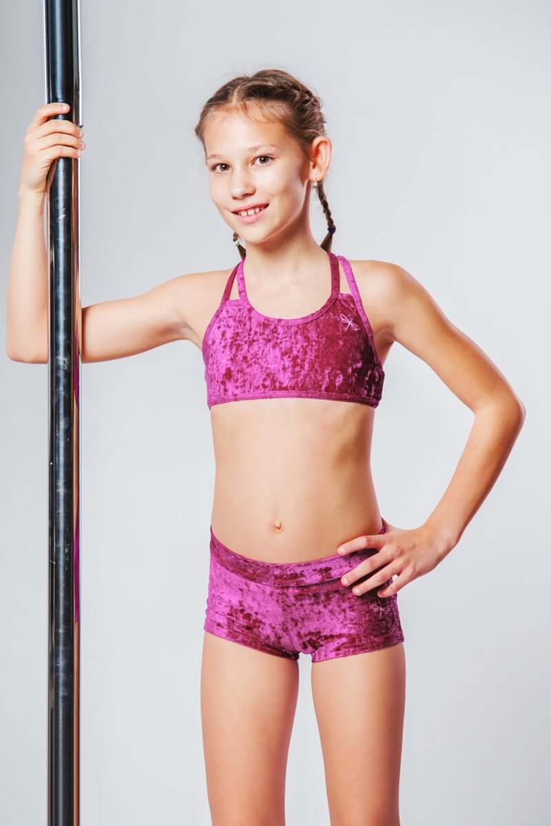 Kids - Girls' Pole Dance Shorts - Elsa - Image 10