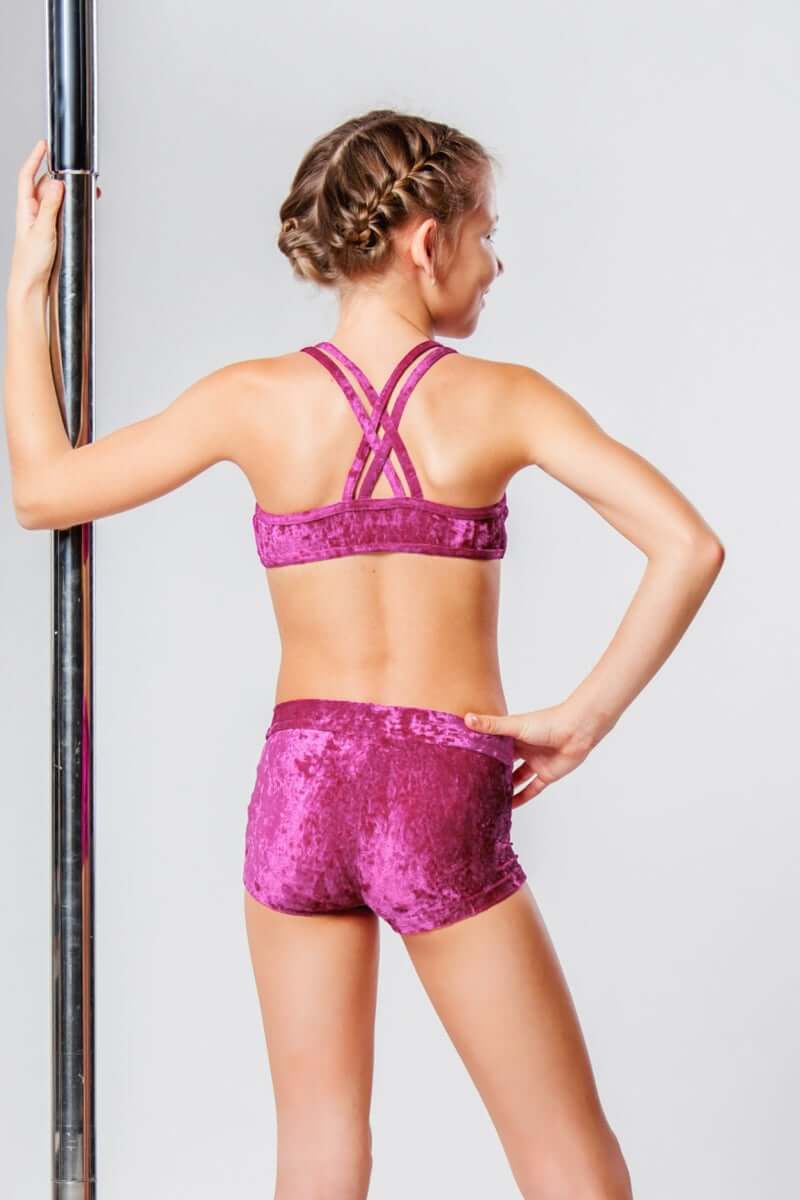 Kids - Girls' Pole Dance Shorts - Elsa - Image 12