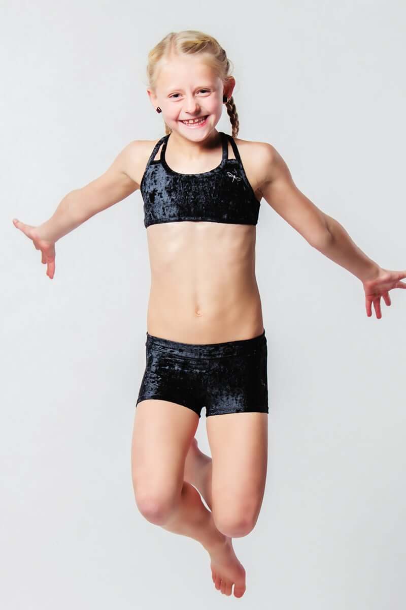Kids - Girls' Pole Dance Shorts - Elsa - Image 5