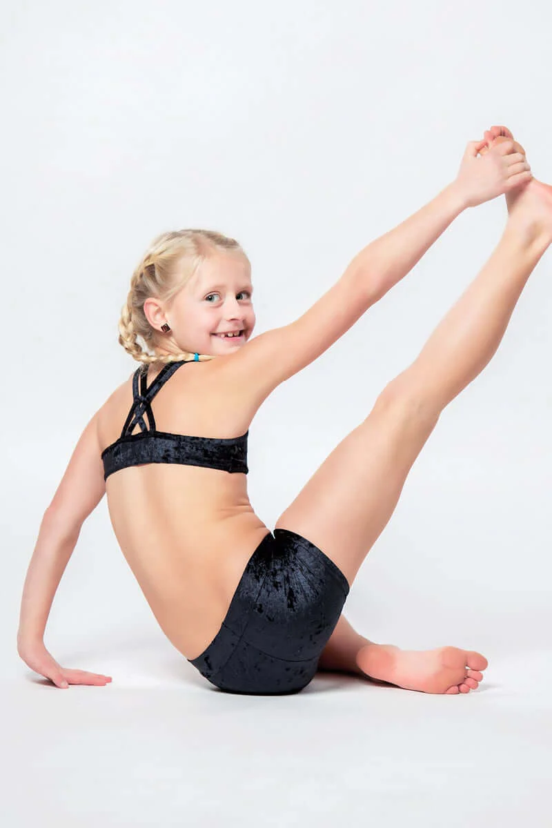 Kids - Girls' Pole Dance Shorts - Elsa - Image 9