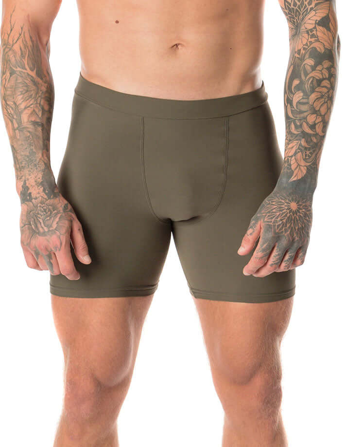 Men's hot yoga shorts, sweatproof Lycra fit - James - Image 8