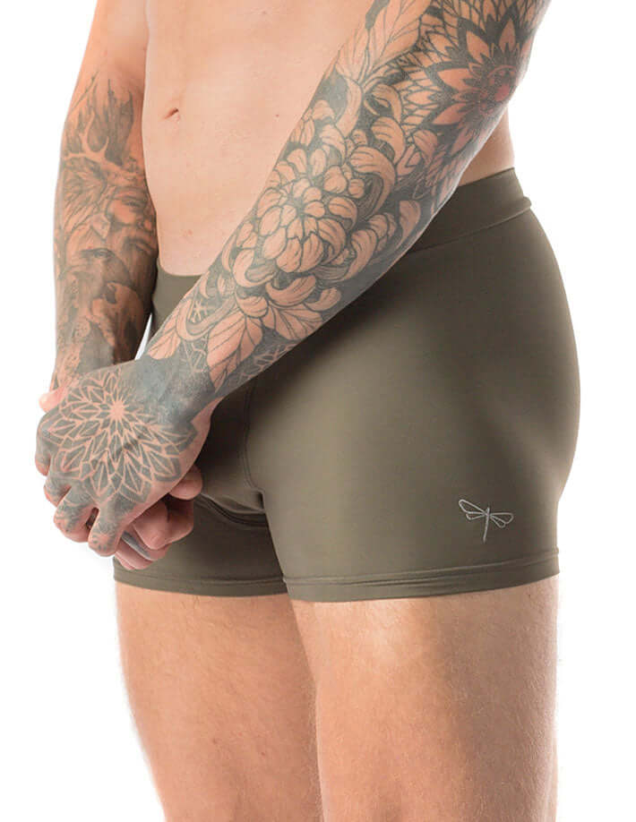 Men’s Bikram yoga shorts, sweatproof Lycra fit  – Mike - Image 6