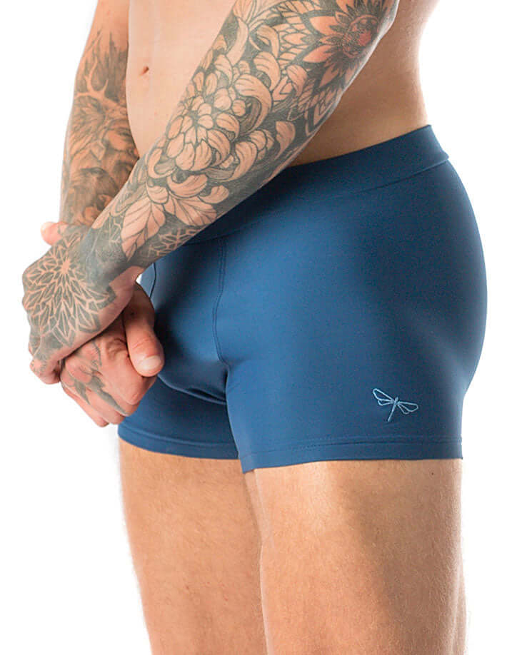 Men’s Bikram yoga shorts, sweatproof Lycra fit  – Mike - Image 9