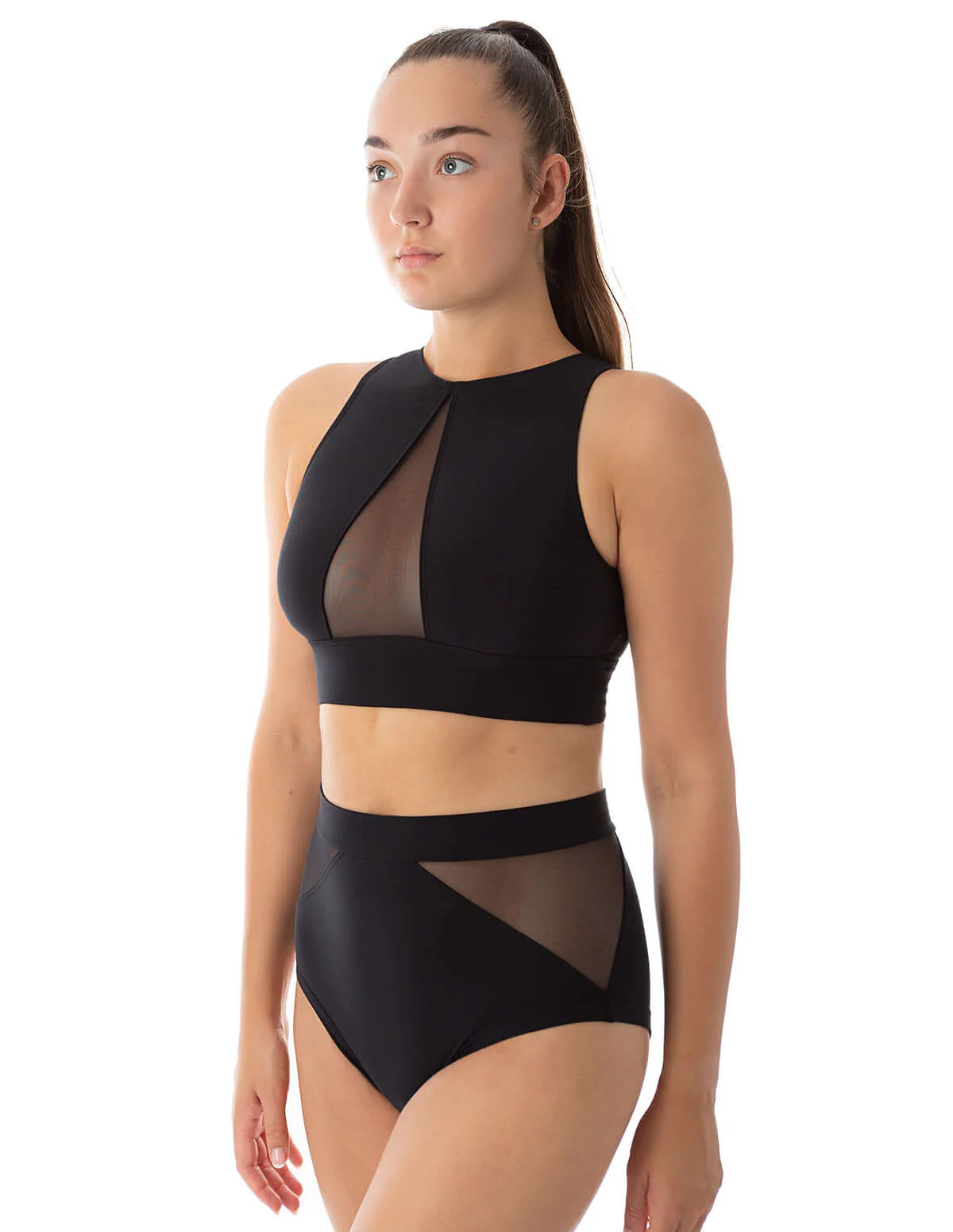Mesh sports bra for pole dancing and yoga - Rachel - Image 12