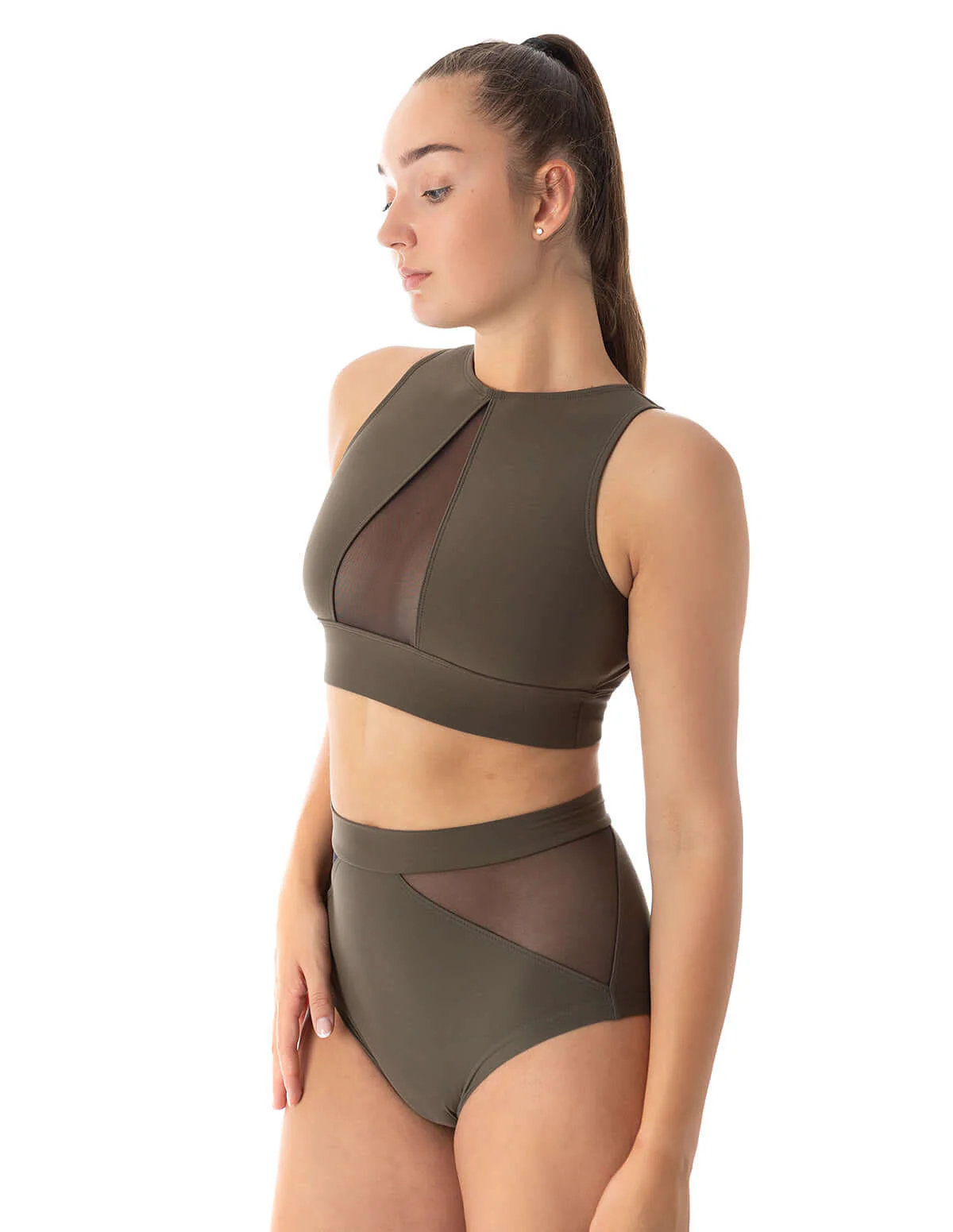 Mesh sports bra for pole dancing and yoga - Rachel - Image 18