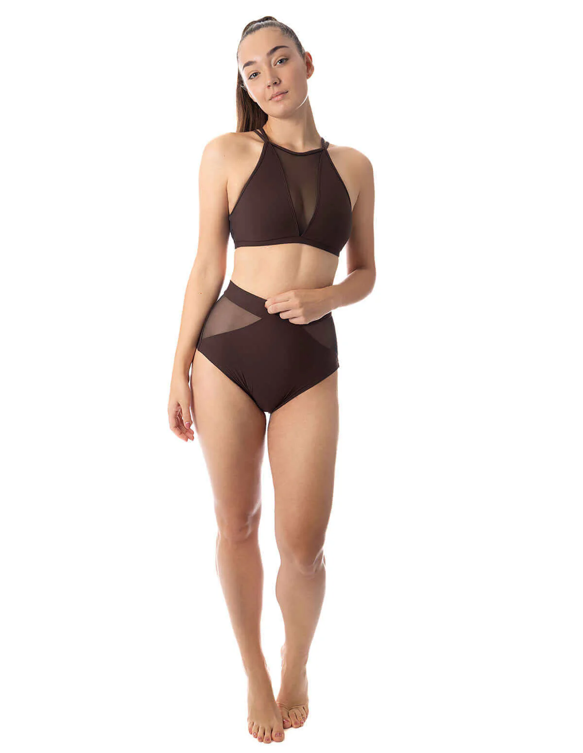 Mesh sports bra for pole dance and yoga - Victoria - Image 22