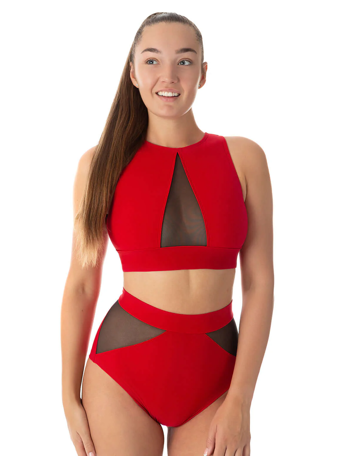 Mesh sports bra for pole dancing and yoga - Rachel - Image 34