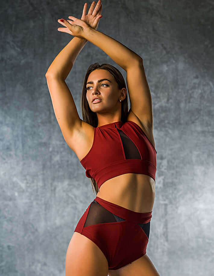 High waist mesh pole shorts - Monica - Image 5