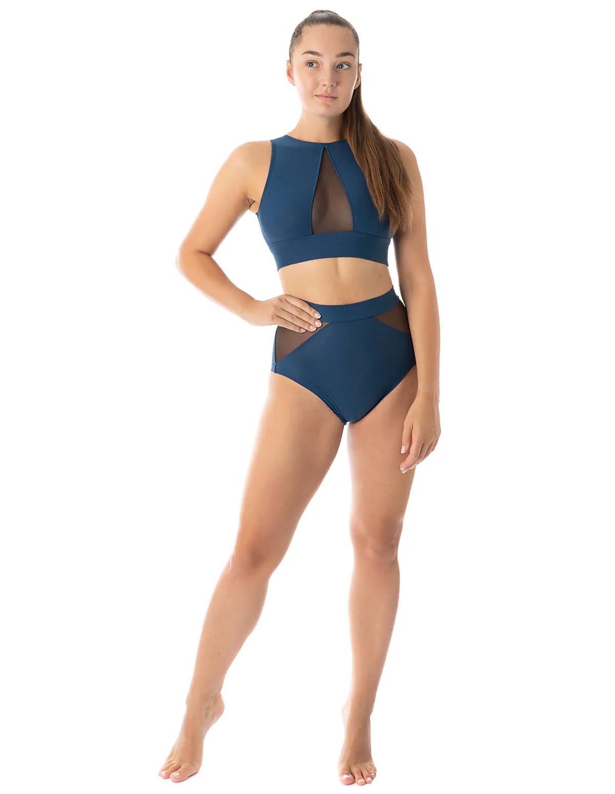Mesh sports bra for pole dancing and yoga - Rachel - Image 64