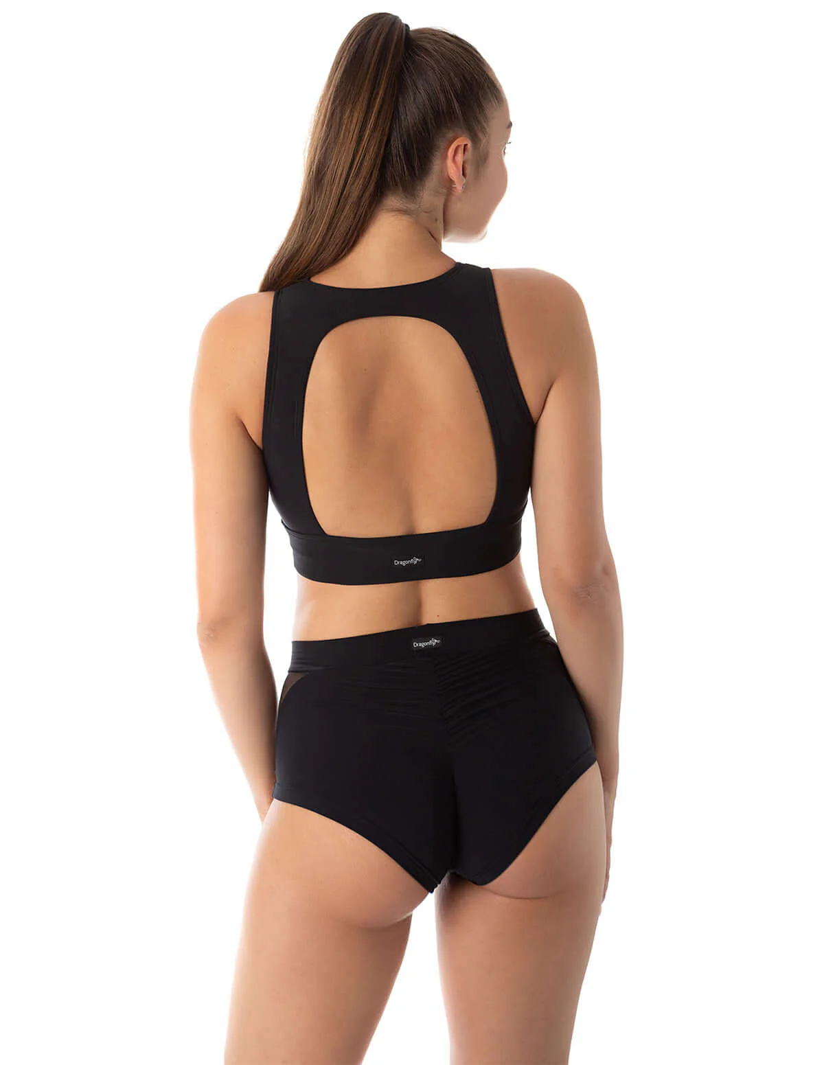 Mesh sports bra for pole dancing and yoga - Rachel - Image 9
