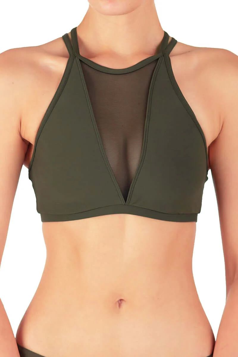 Mesh sports bra for pole dance and yoga - Victoria - Image 3