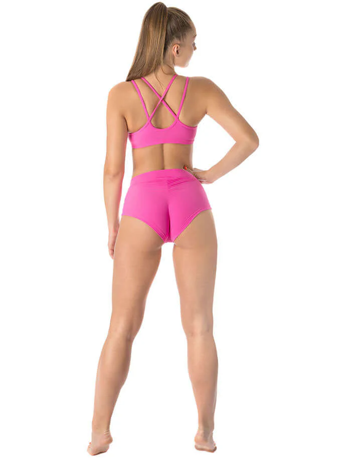 Scrunch pole shorts, high waist fit – Lola - Image 43