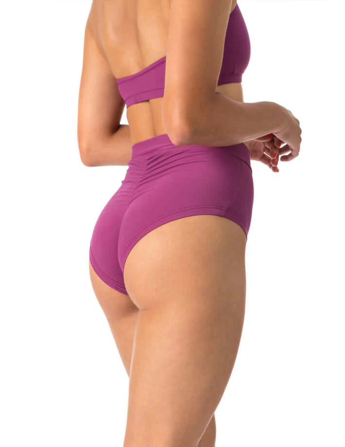 Scrunch pole shorts, high waist fit – Lola - Image 49