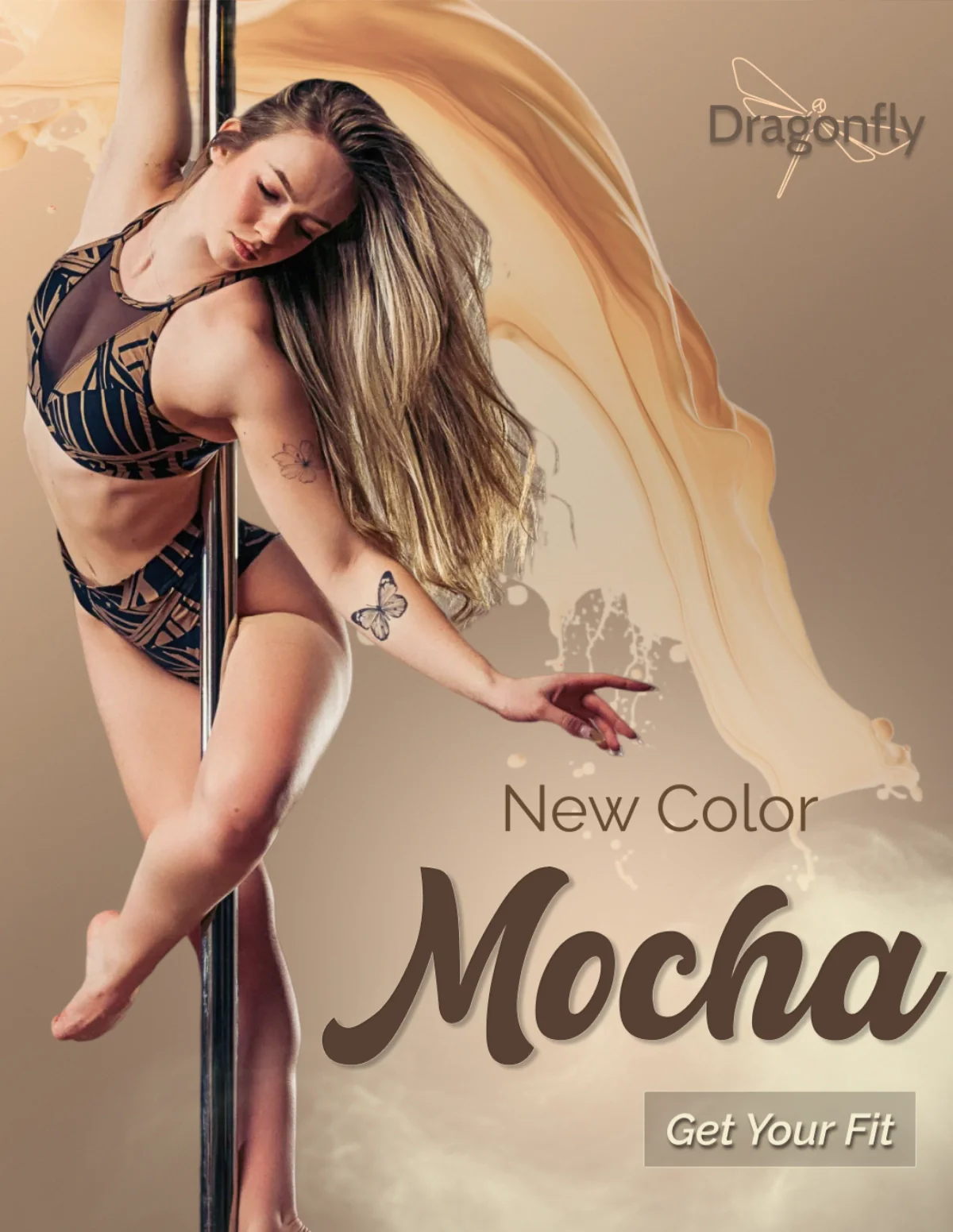Sports bra Victoria Mocha - Image 3