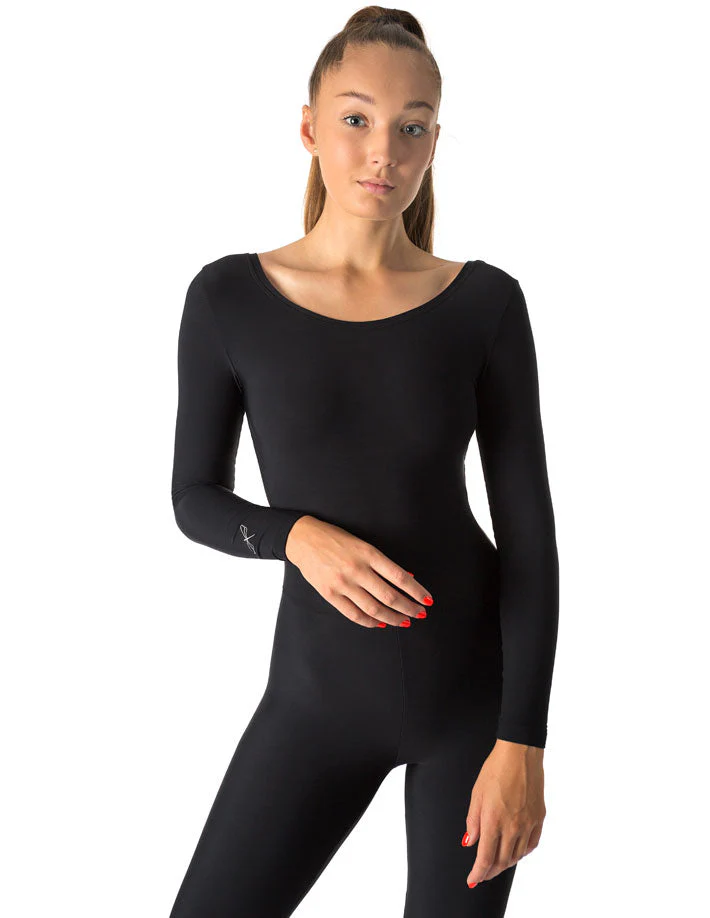 Aerial silk unitard, long sleeve catsuit - Lara - Image 5