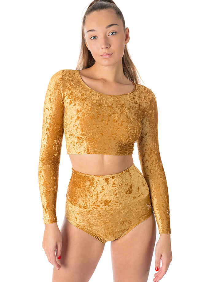 Velvet sport crop top - Pavi - Image 27