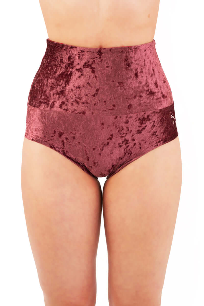 High waisted velvet pole shorts - Betty - Image 13
