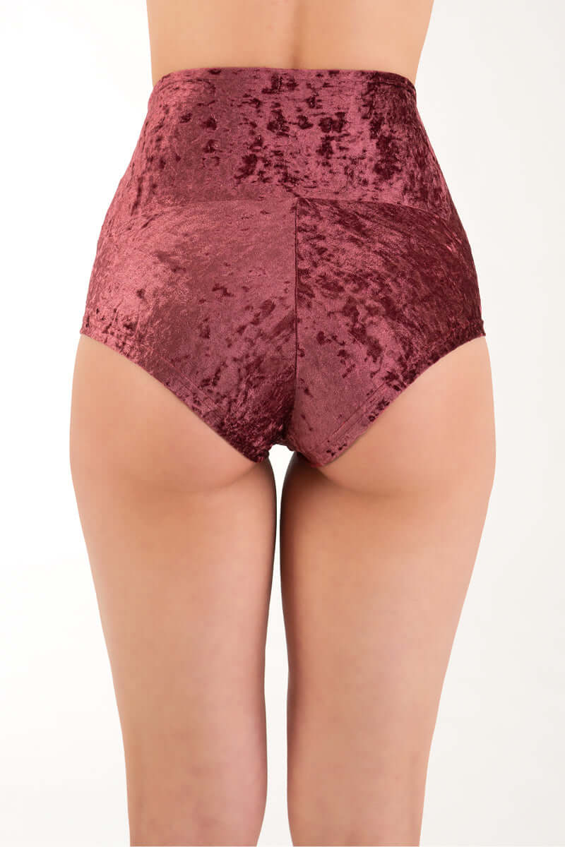 High waisted velvet pole shorts - Betty - Image 14