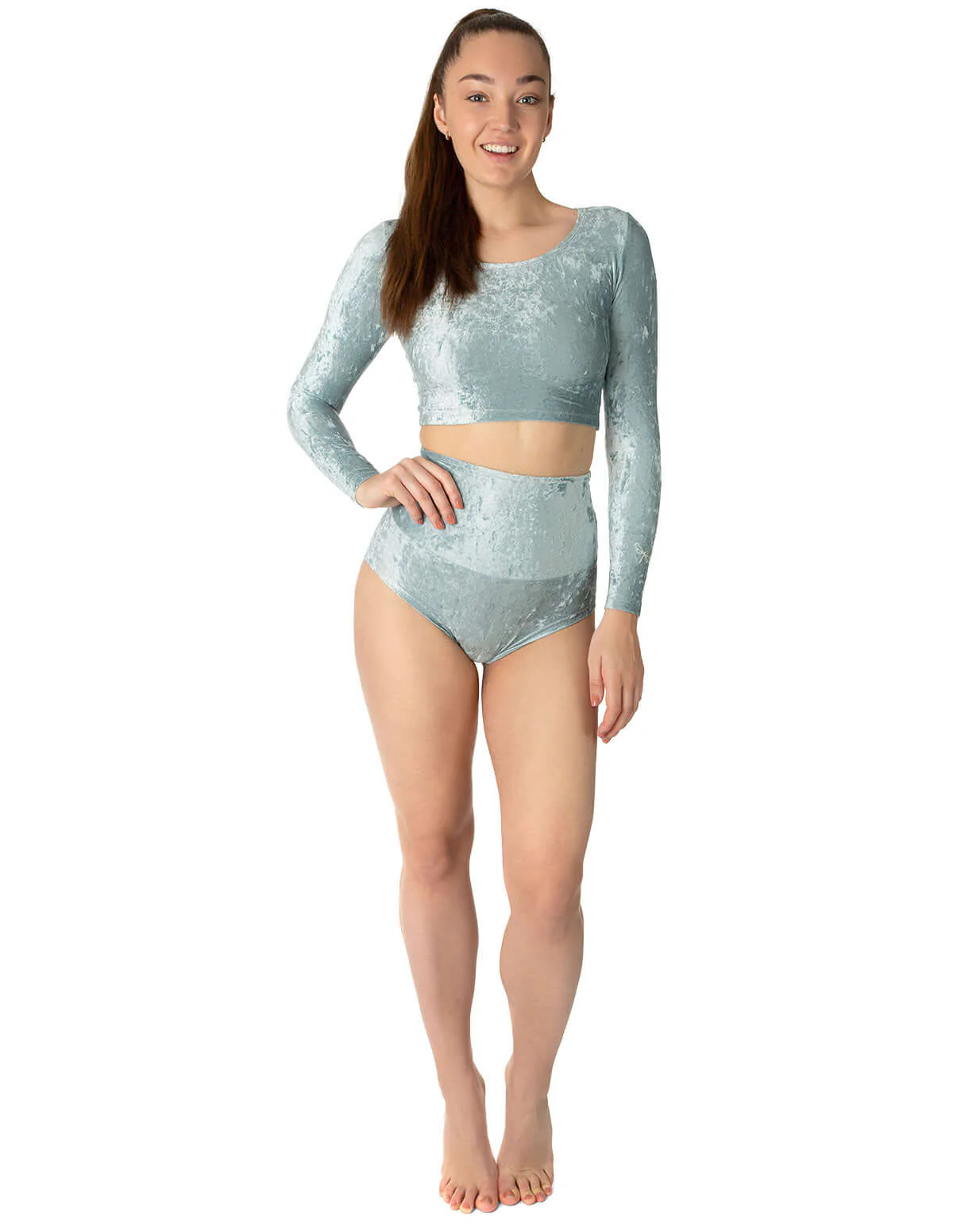 High waisted velvet pole shorts - Betty - Image 23
