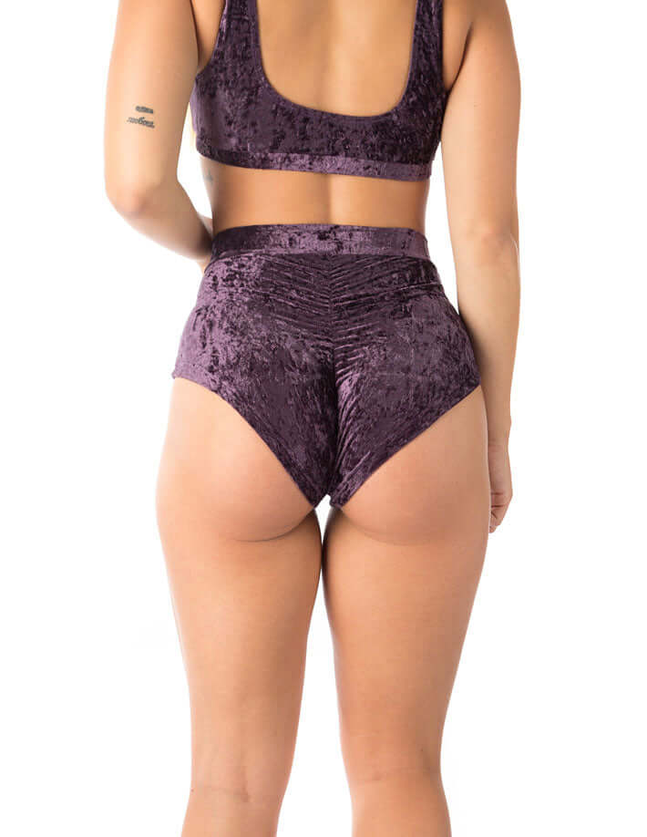 Velvet pole shorts scrunch butt - Lola - Image 8